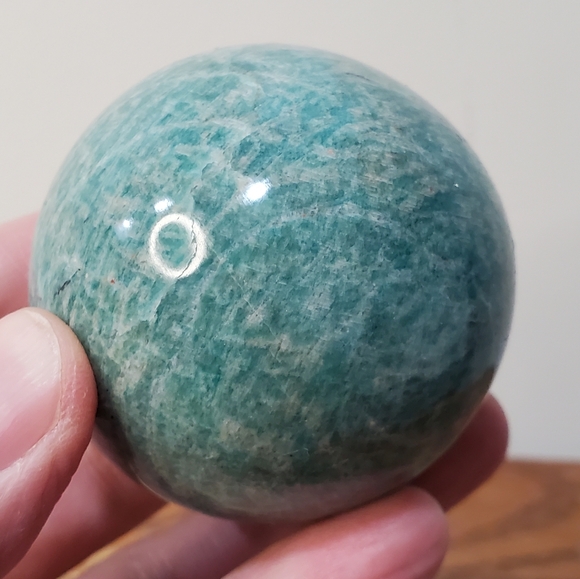 Amazonite Crystal Sphere 57mm - Picture 6 of 9